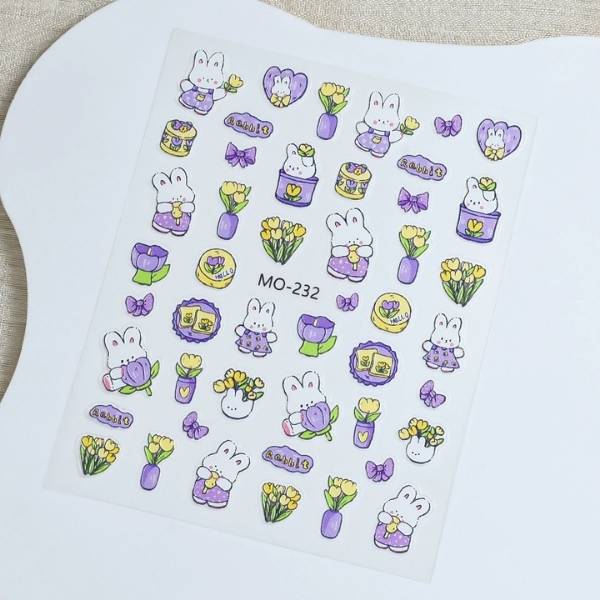 [ Set 20 Tấm ] Sticker Dán Nail - 21853