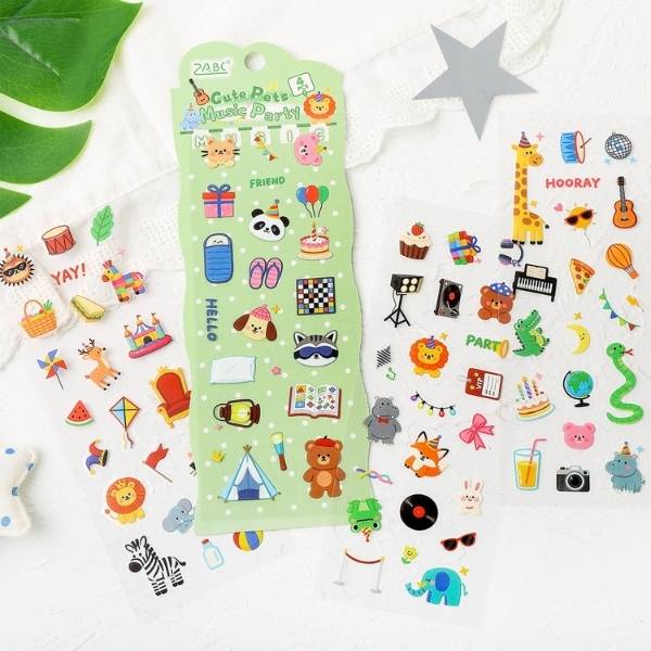 [ Set 12 Túi ] Sticker [ 1 Túi 4 Tấm ] - 21836