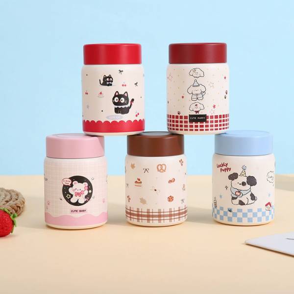 [ Set 2 Cái ] Bình Giữ Nhiệt [ Đựng Canh Sup / 200ml / Inox 316 ] - 22158