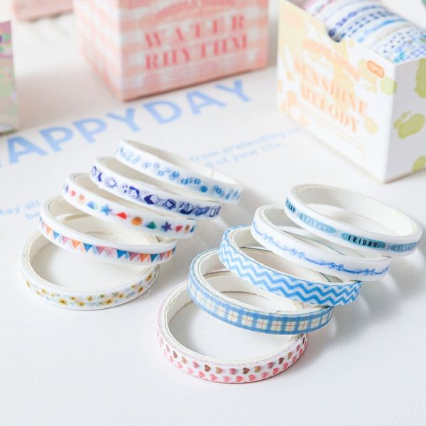 [ Set 12 Hộp ] Washi Vintage [ Hộp 10 Cuộn ] - 922296
