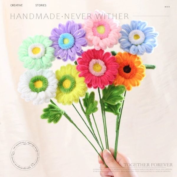 [ Set 10 Nhánh ] Hoa Đồng Tiền Kẽm Nhung - 18186