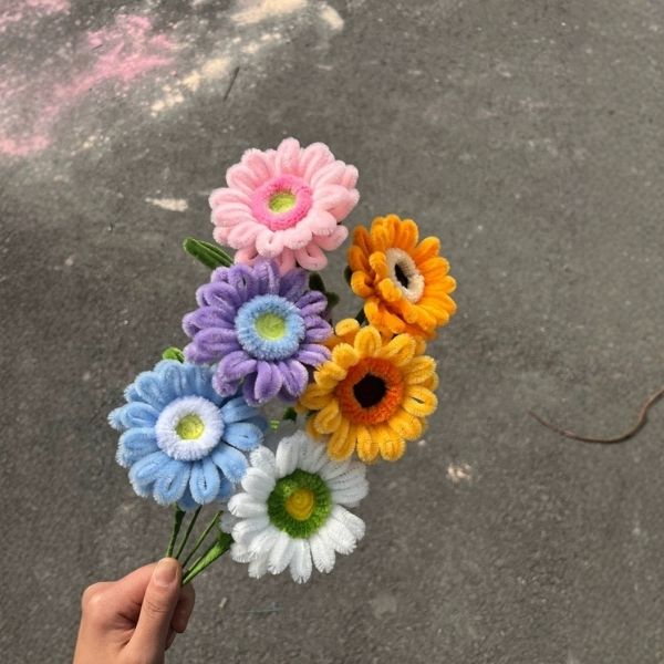 [ Set 10 Nhánh ] Hoa Đồng Tiền Kẽm Nhung - 18186