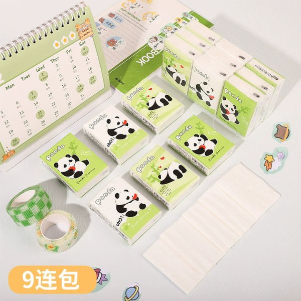 [ Set 10 Túi ] Khăn Giấy [ 20*20cm  - 3 Lớp - 24 Tờ - 1 Túi 9 Gói ] - 96247