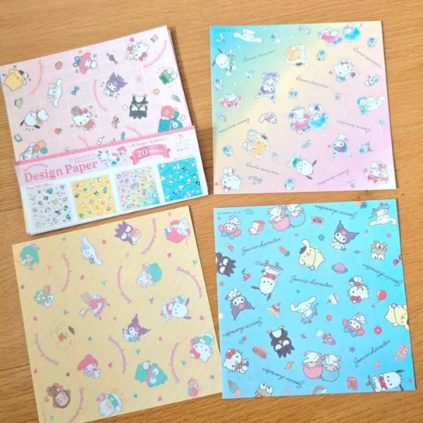 [ Set 10 Túi ] Giấy Gấp Hạc Sanrio [ 15*15cm - 20 Tờ ] - 96745