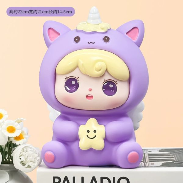 [ Set 2 Cái ] Hộp Đựng Tiền Tiết Kiệm [ 	17*15*24cm - 	15*13*19cm ] - 17084