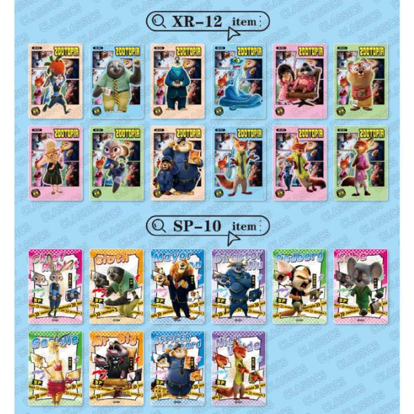 [ Set 2 Hộp ] Thẻ Bài Zootopia [ Hộp 30 Túi / Túi 5 Thẻ ] - 20270