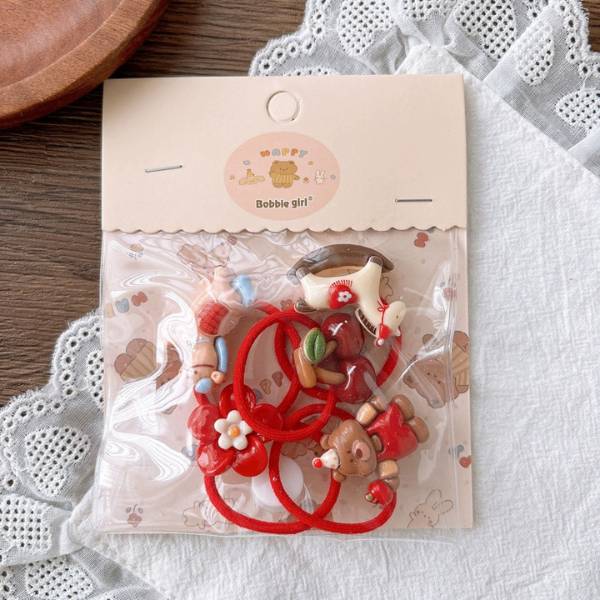 [ Set 12 Vỉ ] Kẹp Tóc / Cột Tóc - 20505