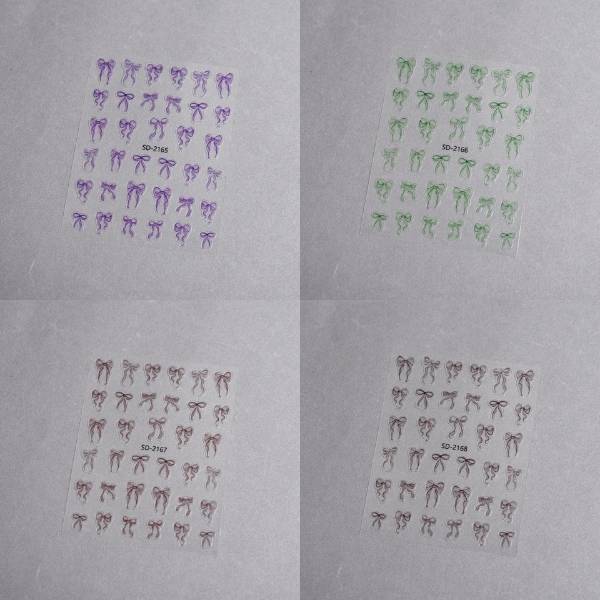 [ Set 20 Tấm ] Sticker Dán Nail [ Nhiều Mẫu ] - 21858