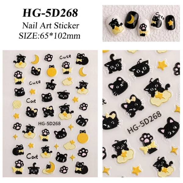 [ Set 20 Tấm ] Sticker Dán Nail [ Nhiều Mẫu ] - 21854