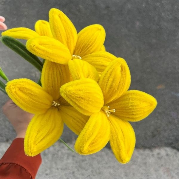 [ Set 20 Nhánh ] Hoa La Kèn Kẽm Nhung - 18187