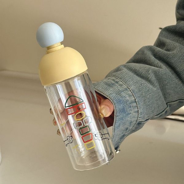 [ Set 2 Cái ] Bình Thủy Tinh 2 Lớp [ 230ml ] - 935180