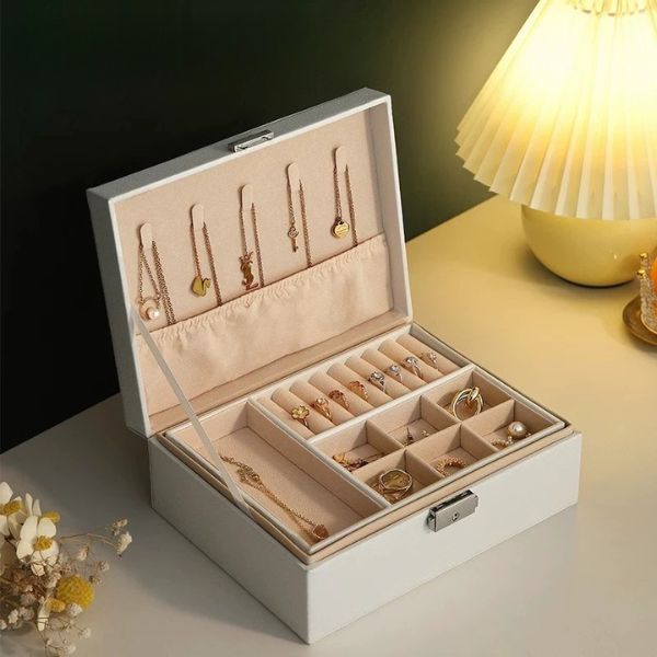 [ Set 2 Cái ] Hộp Đựng Trang Sức [ 21*17*8.5cm ] - 935484