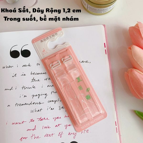 [ Set 12 Vỉ ] Dây Áo Trong Suốt Chống Trượt - 95840