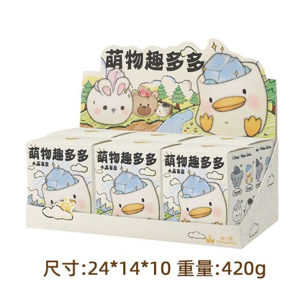 [ Bind Box ] Tượng Trang Trí + Đá Thạch Anh Tự Nhiên [ Đem Lại May Mắn ] - 16304