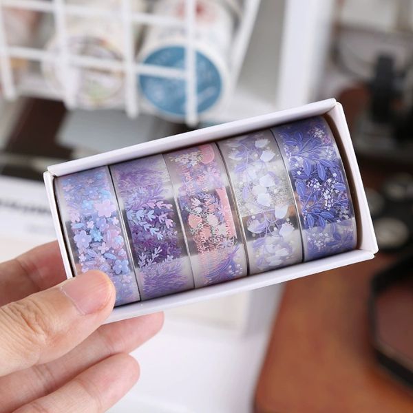 [ Set 6 Hộp ] Washi Tape [ Hộp 5 Cuộn ] - 16704