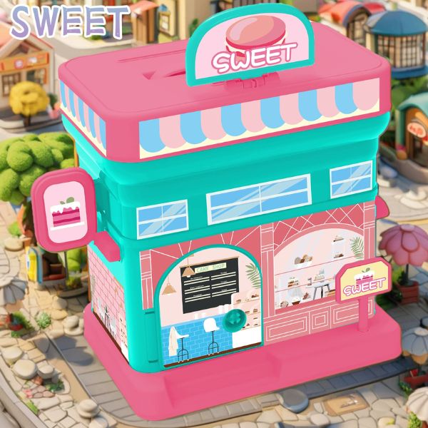 [ Set 2 Cái ] Hộp Đựng Tiền Tiết Kiệm [ 14*15.1*10.3cm ] - 17086