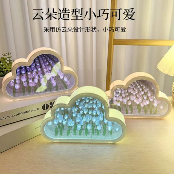 [ Set 5 Bộ ] Hộp Đèn Hoa Tulip DIY [ Sạc USB ] - 18198