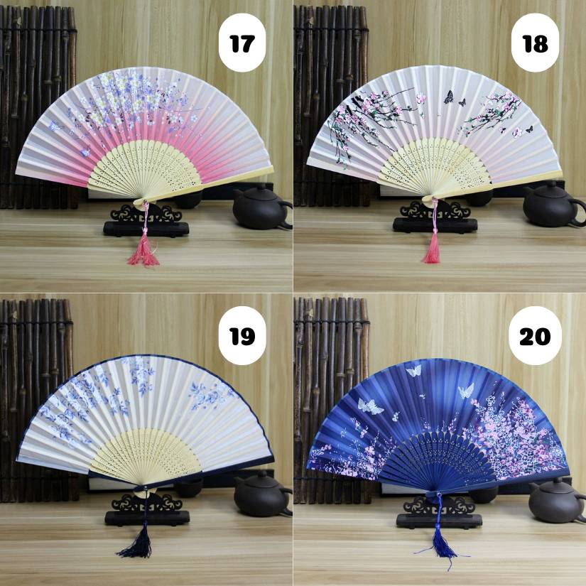 [ Set 10 Cái ] Quạt Xếp Truyền Thống - 21609