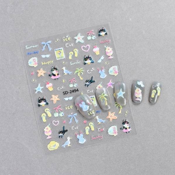 [ Set 20 Tấm ] Sticker Dán Nail - 21848