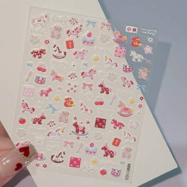 [ Set 20 Tấm ] Sticker Dán Nail - 21845