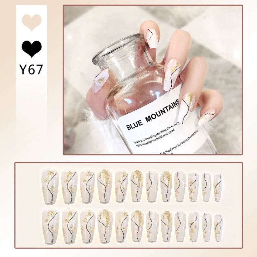 [ Set 10 Hộp ] Nail [ 24 PCS + Keo Thạch ] - 21946