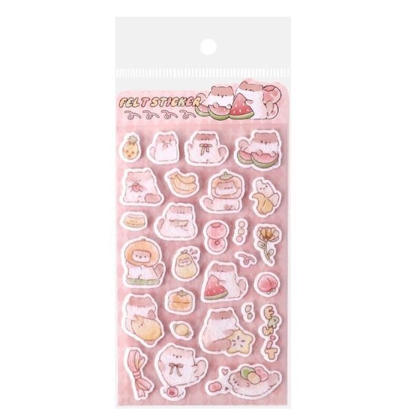 [ Set 20 Túi ] Sticker Nỉ - 95539