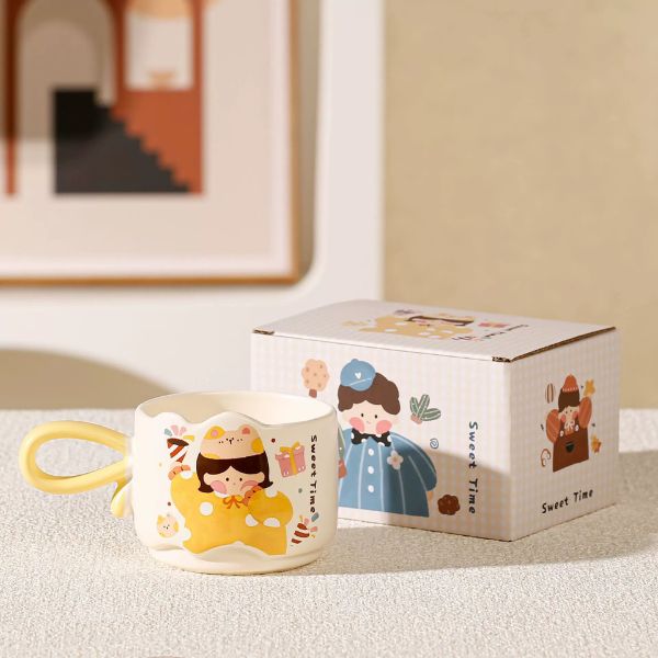 [ Set 2 Cái ] Ly Cốc Sứ [ Hộp Đẹp ] - 95564