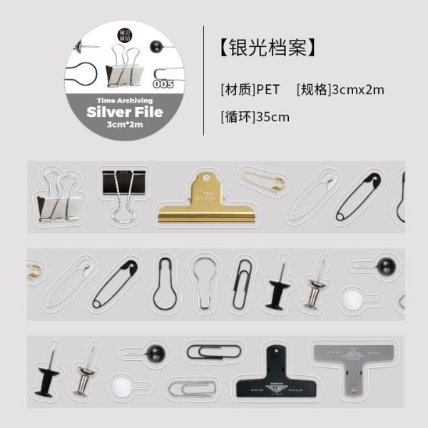 [ Set 12 Cuộn ] Washi [ 3cm*2m ] - 95966