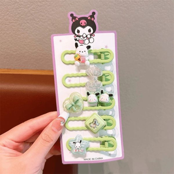 [ Set 12 Vỉ ] Kẹp Tóc [ Vỉ 5 Cái ] - 16359