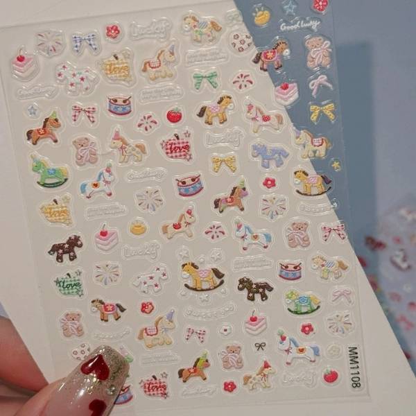 [ Set 20 Tấm ] Sticker Dán Nail - 21845