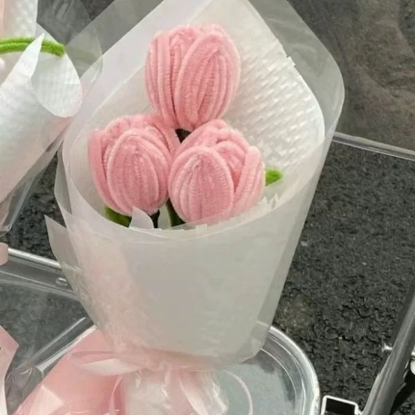 [ Set 4 Bó ] Hoa Kẽm Nhung - 18190