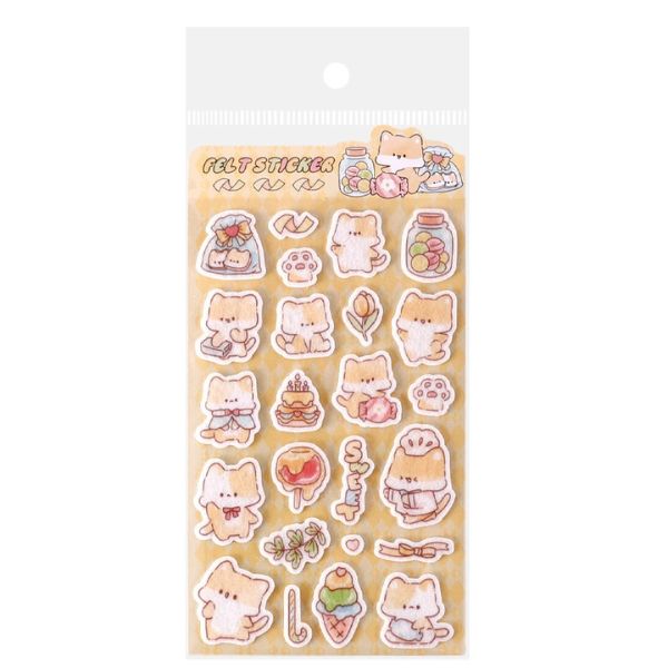 [ Set 20 Túi ] Sticker Nỉ - 95539