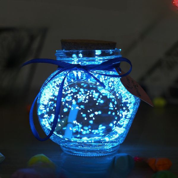 [ Set 10 Cái ] Bình Đựng Sao Dạ Quang [ Giao Nhiều Màu -  Chỉ Bình Và Nắp ] - 96143