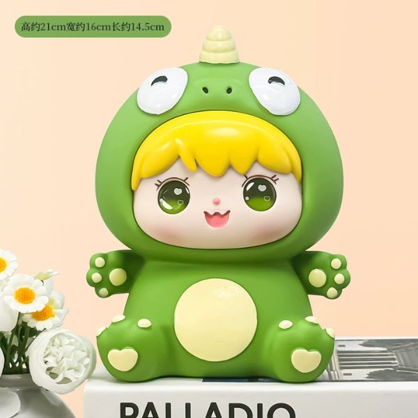 [ Set 2 Cái ] Hộp Đựng Tiền Tiết Kiệm [ 	17*15*24cm - 	15*13*19cm ] - 17084