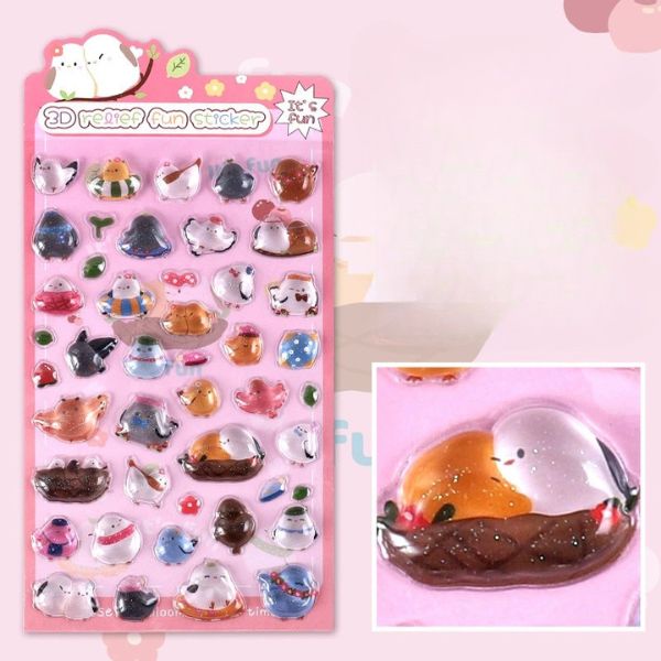 [ Set 20 Túi ] Sticker 3D - 95540