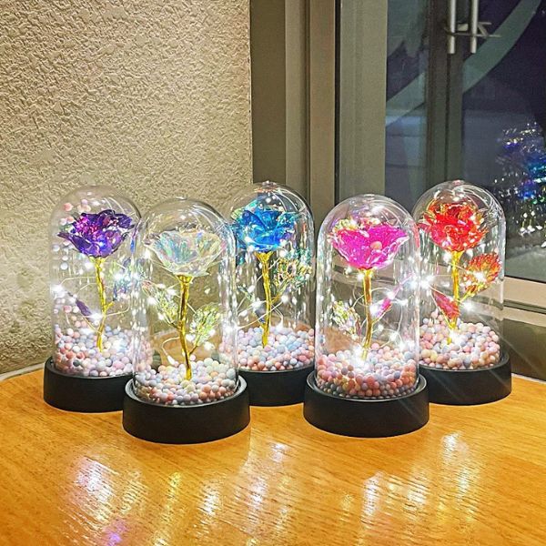 [ Set 4 Cái ] Đèn Ngủ Hoa Hồng [ Sạc USB ] - 18197