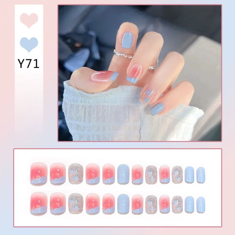 [ Set 10 Hộp ] Nail [ 24 PCS + Keo Thạch ] - 21946