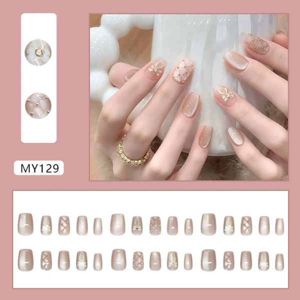 [ Set 5 Hộp ] Nail [ 30 PCS - Kèm Dụng Cụ Dán ] - 16550