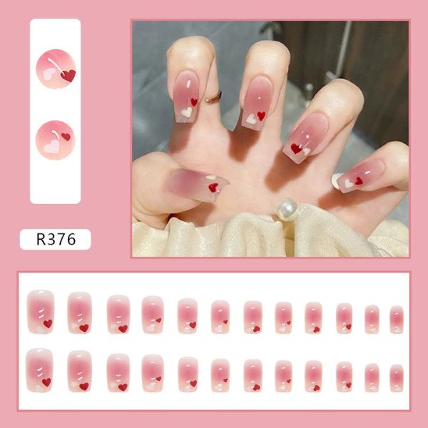 [ Set 5 Hộp ] Nail Giá Rẻ [ 24 PCS - Kèm Dụng Cụ Dán ] - 16561
