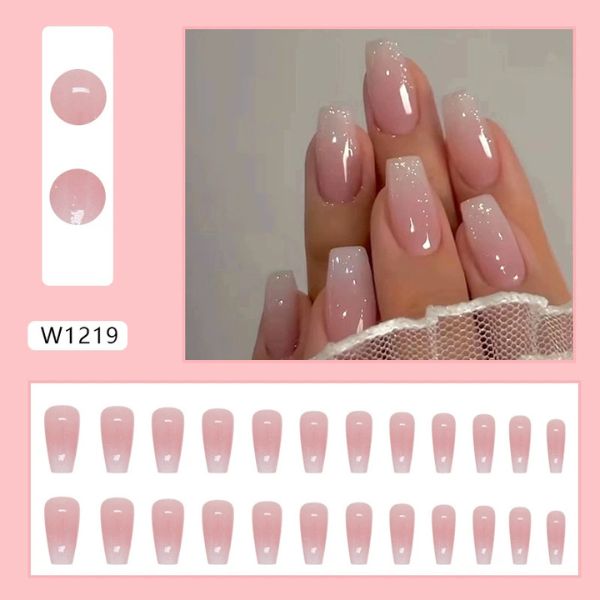 [ Set 5 Hộp ] Nail Giá Rẻ [ 24 PCS - Kèm Dụng Cụ Dán ] - 16565