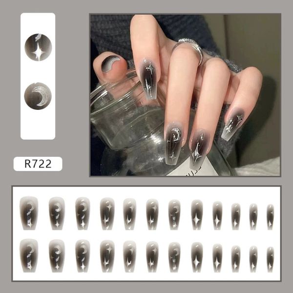 [ Set 5 Hộp ] Nail Giá Rẻ [ 24 PCS - Kèm Dụng Cụ Dán ] - 16566
