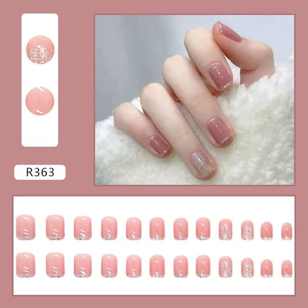 [ Set 5 Hộp ] Nail Giá Rẻ [ 24 PCS - Kèm Dụng Cụ Dán ] - 16574