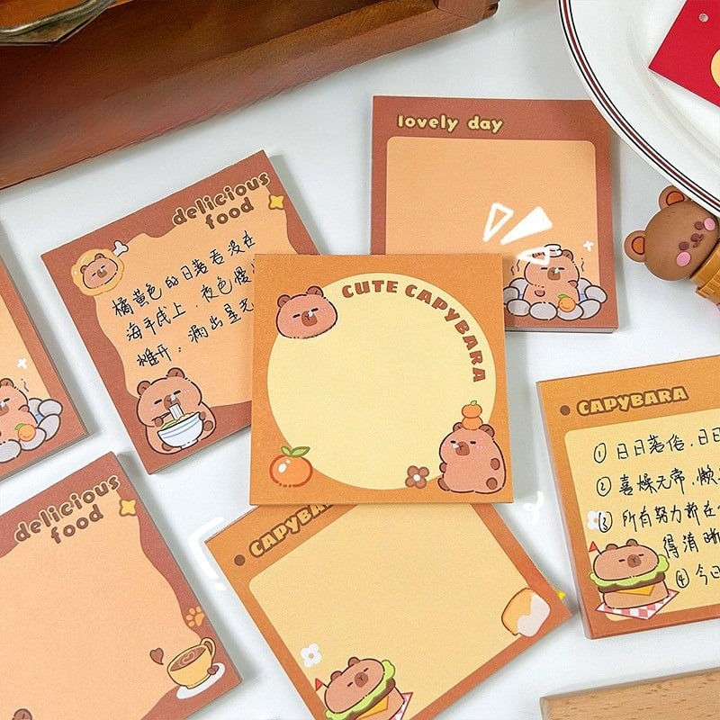 [ Set 20 Xấp ] Giấy Note Capybara | 50 Trang - 920011