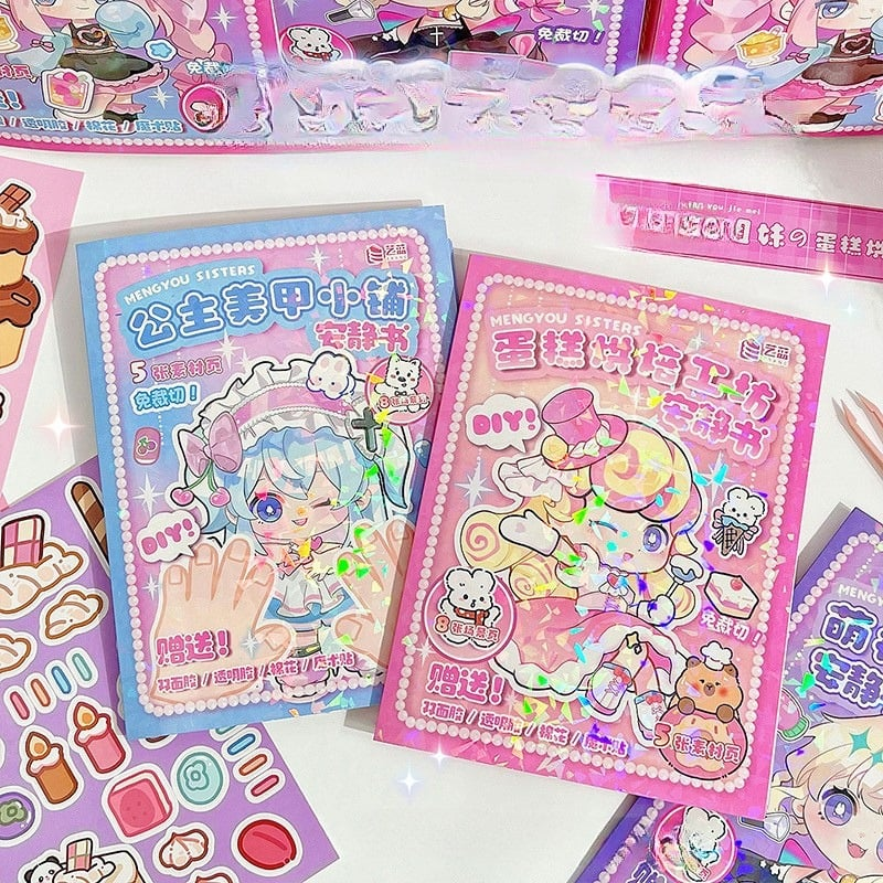[ Set 8 Bộ ] Sticker Trang Trí 3D Từ Tính - 920029