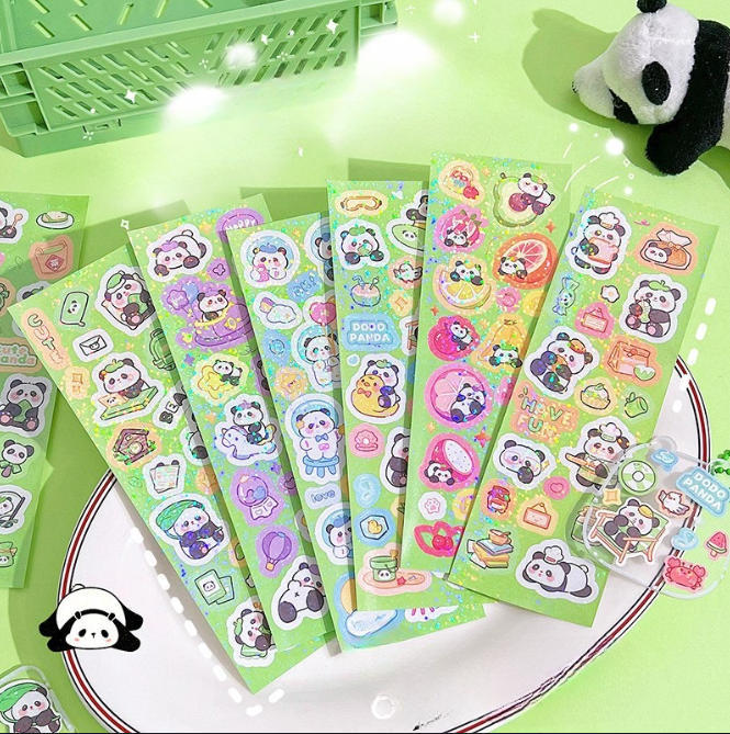 [ Set 300 Tấm ] Sticker Panda Dodo - 920033
