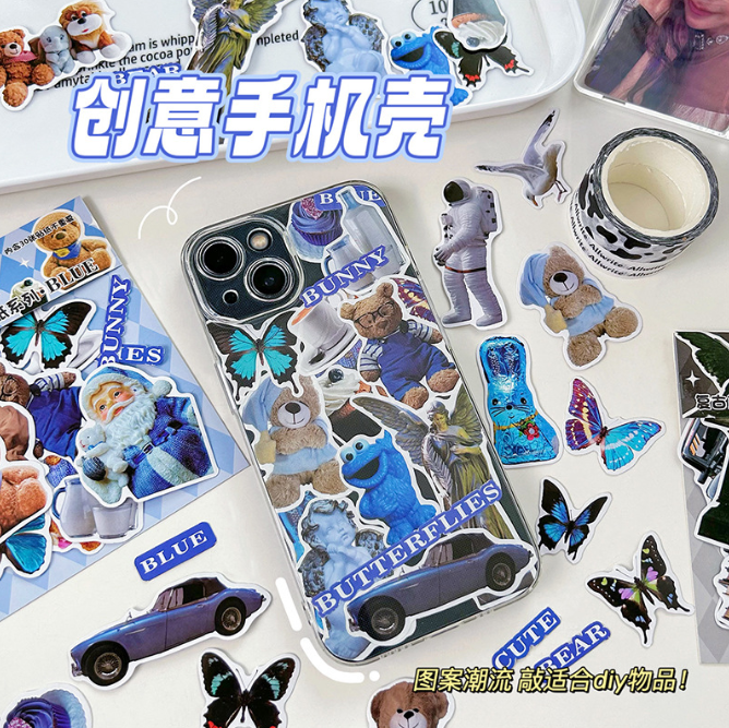 [ Set 10 Túi ] Sticker Vintage | 1 Túi 30 Miếng - 920039