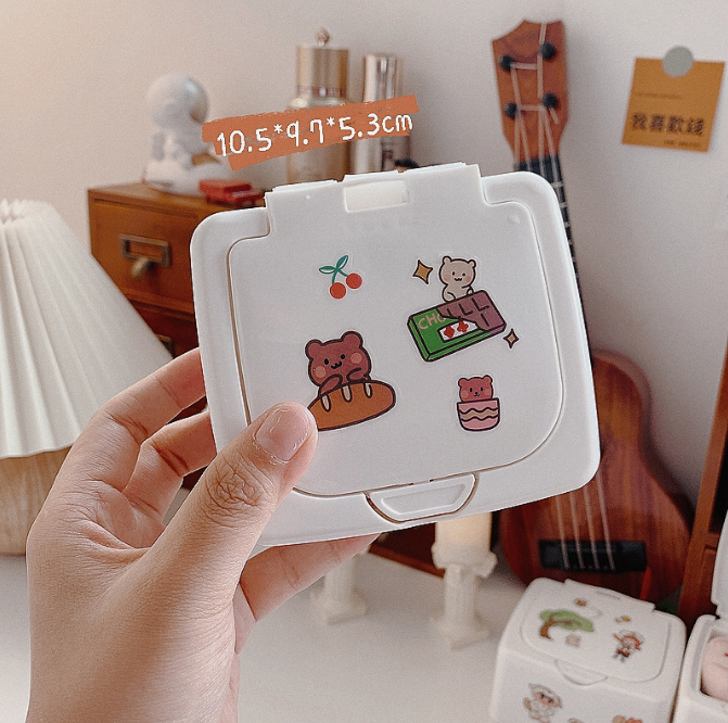 [ Set 10 Cái ] Hộp Đựng Phụ Kiện Mini - Không Kèm Sticker - 920047