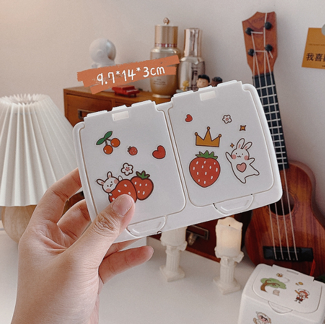 [ Set 10 Cái ] Hộp Đựng Phụ Kiện Mini - Không Kèm Sticker - 920047