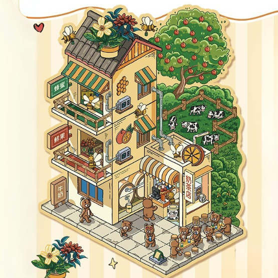 [ Set 5 Bộ ] Sticker Trang Trí 3D ( Size 15 ) - 920084