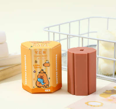 [ Set 12 Hộp ] Tẩy Tam Giác Không Vụn ( 1 Hộp 6 Cái ) - 920479